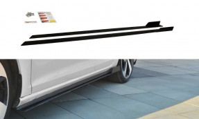 Maxton Design Racing bočné prahové lišty VW Golf VII GTI po FL - čierny 