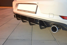 Maxton Design difúzor zadného nárazníka VW Golf VII GTI po FL - čierny 