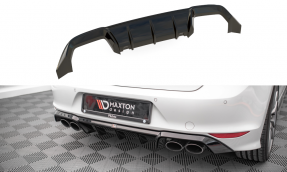 Maxton Design spoiler zadného nárazníka VW Golf VII R - čierny lesklý