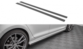 Maxton Design bočné prahové lišty Street Pro VW Golf VII R - čierny