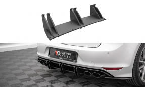 Maxton Design difúzor zadného nárazníka Street Pro VW Golf VII R - čierny