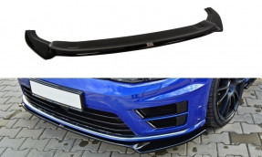 Maxton Design spoiler predného nárazníka VW Golf VII R / R-Line Ver.2 - čierny lesklý