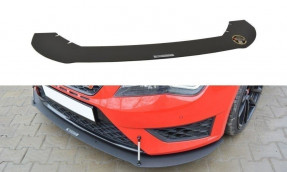 Maxton Design Racing spoiler predného nárazníka Seat Leon 5F FR / CUPRA  - čierny   