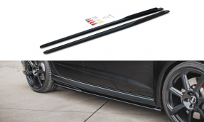 Maxton Design bočné prahové lišty AUDI RS3 8V po FL Sportback Ver.2 - čierny lesklý  
