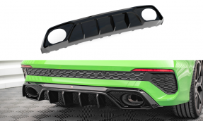 Maxton Design spoiler zadného nárazníka AUDI RS3 8Y - čierny lesklý  