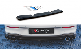 Maxton Design stredový spoiler zadného nárazníka VW Golf VIII GTI - čierny lesklý