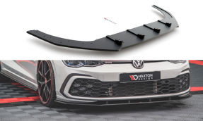 Maxton Design spoiler predného nárazníka Racing Durability VW Golf VIII GTI / R-Line - čierny 