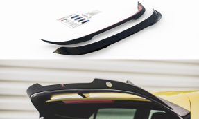 Maxton Design predĺženie strešného spoilera VW Golf VIII GTI CLUBSPORT / R-Performance Ver.1 - čierny lesklý  