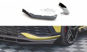 Maxton Design krídielka spoilera predného nárazníka VW Golf VIII GTI CLUBSPORT - čierny