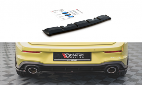 Maxton Design stredový spoiler zadného nárazníka VW Golf VIII GTI CLUBSPORT - čierny lesklý