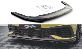 Maxton Design spoiler predného nárazníka VW Golf VIII GTI CLUBSPORT Ver.3 - čierny lesklý