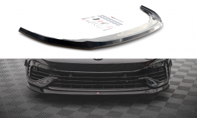 Maxton Design spoiler predného nárazníka VW Golf VIII R Ver.5 - čierny lesklý