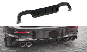 Maxton Design spoiler zadného nárazníka VW Golf VIII R Ver.1 - čierny lesklý