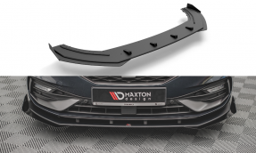 Maxton Design spoiler predného nárazníka Street Pro SEAT Leon 4 FR - čierny + lesklé krídielka