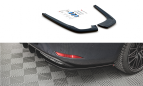 Maxton Design bočné spoilery zadného nárazníka SEAT Leon 4 FR ST - čierny lesklý 