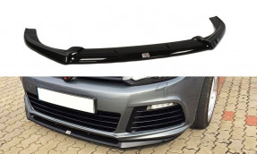 Maxton Design spoiler predného nárazníka VW Golf VI R Cupra look - čierny lesklý