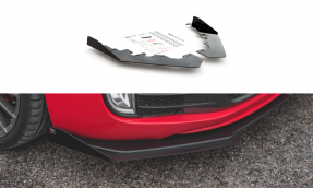 Maxton Design krídielka spoilera predného nárazníka VW Golf VI GTI - čierny