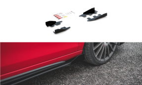 Maxton Design krídielka bočných prahových líšt VW Golf VI GTI - čierny