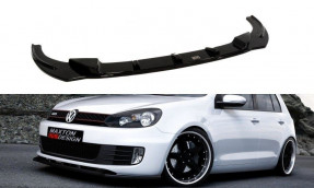 Maxton Design spoiler predného nárazníka VW Golf VI GTI - čierny lesklý