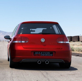 Maxton Design spoiler zadného nárazníka VW Golf V R32 Look pre VW Golf VI - čierny lesklý