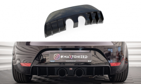 Maxton Design spoiler zadného nárazníka SEAT Leon 1P Cupra / FR - čierny lesklý