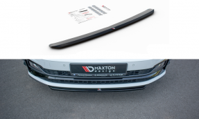 Maxton Design spoiler predného nárazníka VW Polo AW GTI Ver.4 - čierny lesklý