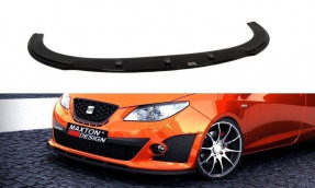 Maxton Design spoiler predného nárazníka SEAT Ibiza Cupra 6J pred FL- čierny lesklý