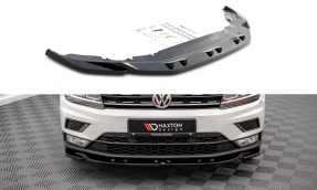 Maxton Design spoiler predného nárazníka VW Tiguan MQB pred FL - čierny lesklý