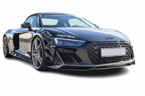 Capristo karbónový spoiler predného nárazníka Audi R8 V10 4S Facelift 2019+ - lesklý