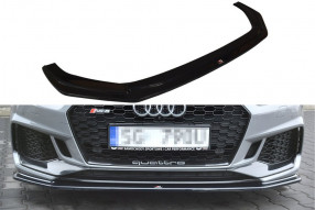 Maxton Design spoiler predného nárazníka AUDI RS5 B9 pred FL Ver.2 - čierny lesklý