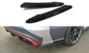 Maxton Design bočné spoilery zadného nárazníka AUDI RS6 C7 - čierny lesklý