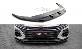 Maxton Design spoiler predného nárazníka VW Arteon R Ver.1 - čierny lesklý