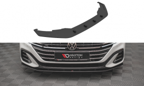Maxton Design spoiler predného nárazníka Street Pro VW Arteon R-Line po FL - čierny 