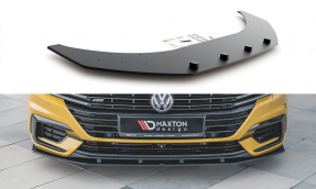 Maxton Design spoiler predného nárazníka Racing Durability VW Arteon R-Line - čierny 