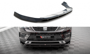 Maxton Design spoiler predného nárazníka SEAT Ateca - čierny lesklý