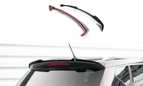 Maxton Design predĺženie strešného spoilera SEAT Ateca - čierny lesklý