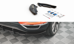 Maxton Design bočné spoilery zadného nárazníka VW T-Roc pred FL - čierny lesklý