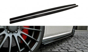 Maxton Design bočné prahové lišty VW Polo GTI 6R po FL - čierny lesklý