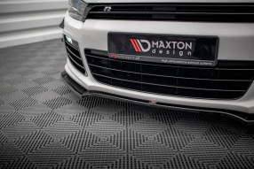 Maxton Design spoiler predného nárazníka VW Scirocco 3 R pred FL Ver.4 - čierny lesklý