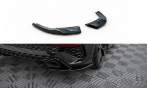 Maxton Design bočné spoilery zadného nárazníka AUDI RS3 8Y Sportback Ver.1 - čierny lesklý