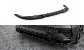 Maxton Design stredový spoiler zadného nárazníka AUDI RS3 8Y Sportback - čierny lesklý