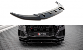 Maxton Design spoiler predného nárazníka AUDI RS Q8 Ver.1 - čierny lesklý  