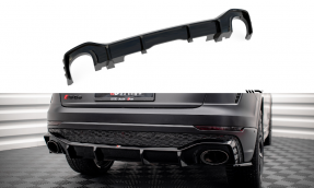 Maxton Design spoiler zadného nárazníka AUDI RS Q8 - čierny lesklý  