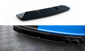 Maxton Design stredový spoiler zadného nárazníka AUDI TTS 8S pred FL - čierny lesklý  