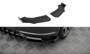 Maxton Design bočné spoilery zadného nárazníka Street Pro AUDI TT S-Line 8S - čierny + lesklé krídielka