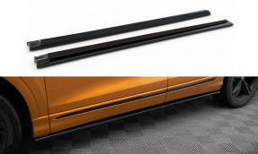Maxton Design bočné prahové lišty AUDI Q8 S-Line / SQ8 Ver.1 - čierny lesklý  