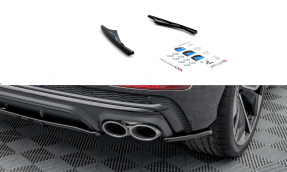 Maxton Design bočné spoilery zadného nárazníka AUDI SQ8 - čierny lesklý  