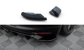Maxton Design bočné spoilery zadného nárazníka VW Scirocco 3 Ver.2 - čierny lesklý