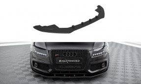 Maxton Design spoiler predného nárazníka Street Pro AUDI A5 S-Line / S5 B8 pred FL - čierny 