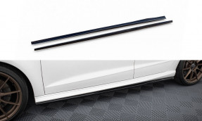 Maxton Design bočné prahové lišty AUDI A3 S-Line / S3 8V Sportback - čierny lesklý